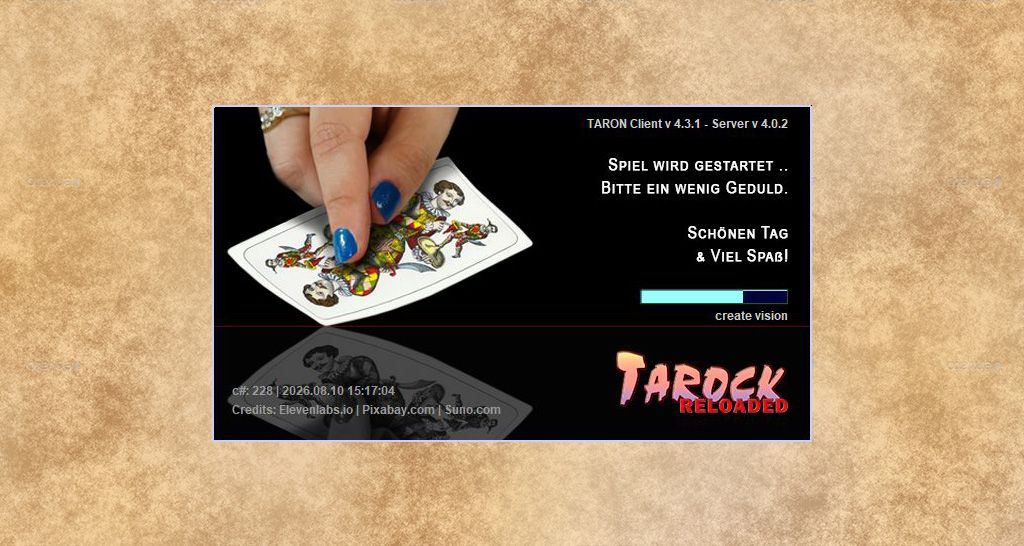Screenshot 01 | Produkt: Tarock Königrufen online | Triangle Productions