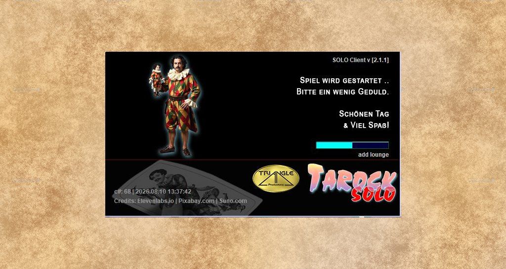 Screenshot 01 | Produkt: Tarock 20er Rufen solo | Triangle Productions