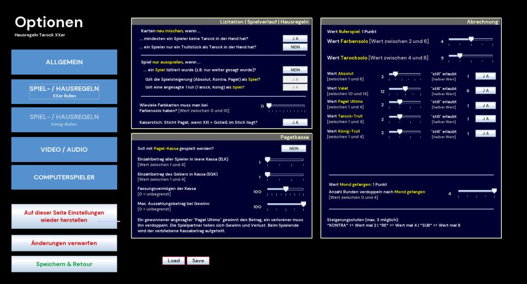 Screenshot 08 | Produkt: Tarock 20er Rufen solo | Triangle Productions
